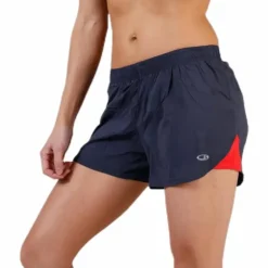 Impulse Running Shorts Grey/Red