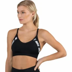Indy Logo Bra White/Black