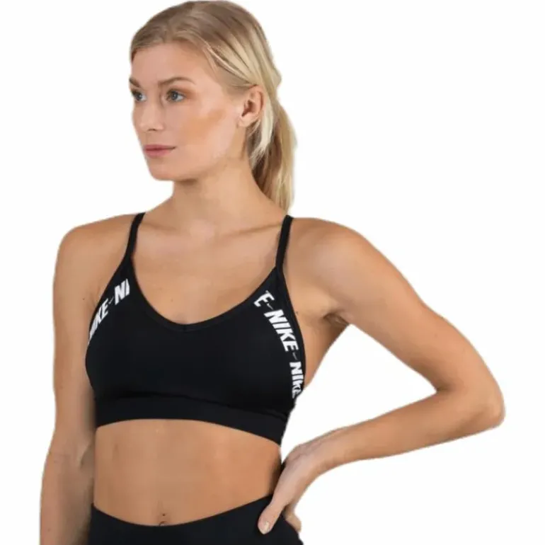 Indy Logo Bra White/Black
