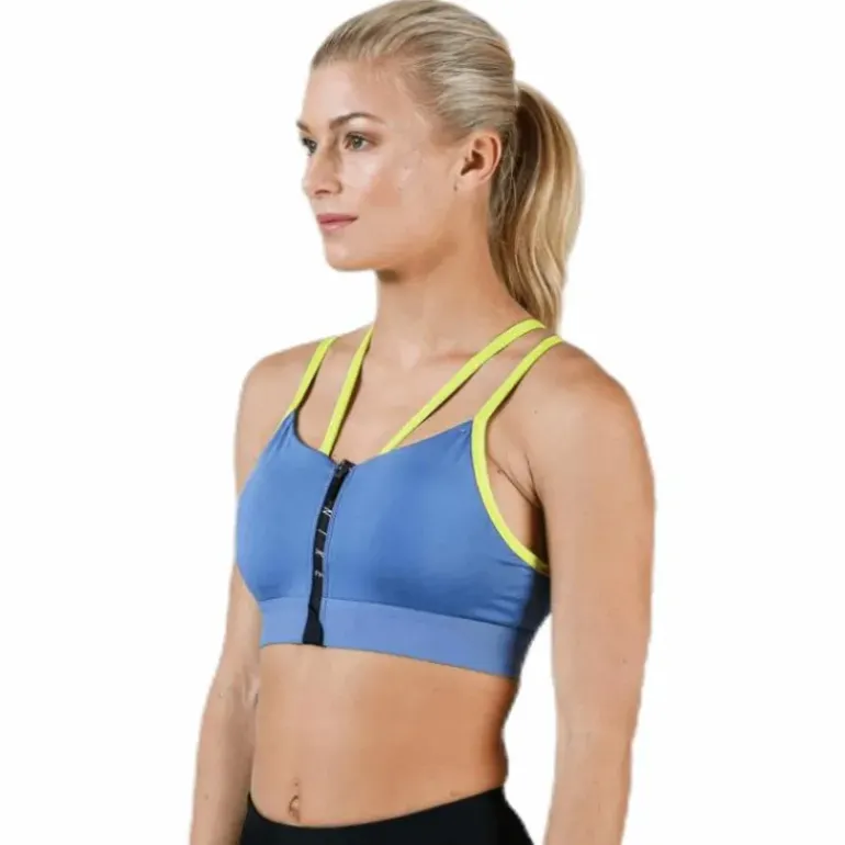 Indy Zip Bra Blue/Yellow