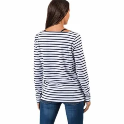 Ingrid Ls Top White/Black