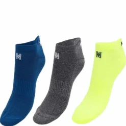 Izzy 3-Pack Running Socks Patterned