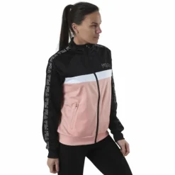 Jacoba Taped Track Jacket Pink