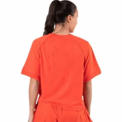 Jacquard Performance Boxy Top Orange