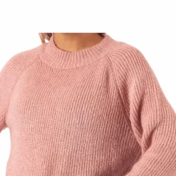 Jade L/S Pullover Knt Red