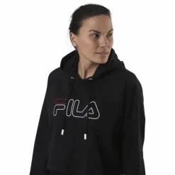 Jana Cropped Hoody Black