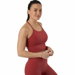 Jari Cir Crop Top Red