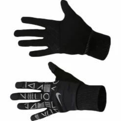 JDI Flash Shield Running Gloves Black/Silver
