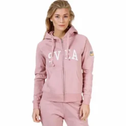 Judit Zip Hood Pink