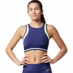 Jump Sports Bra Blue/White/Yellow