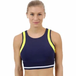 Jump Sports Bra Blue/White/Yellow