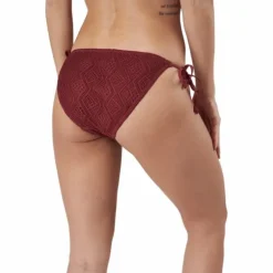 Kalani Crochet Tie Tanga Red