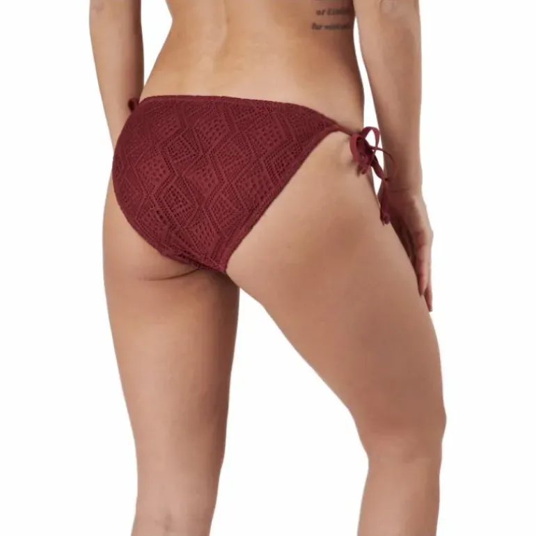 Kalani Crochet Tie Tanga Red