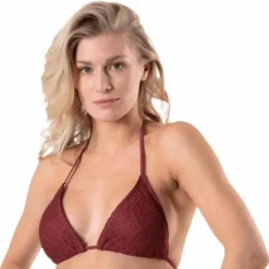 Kalani Crochet Triangle Red