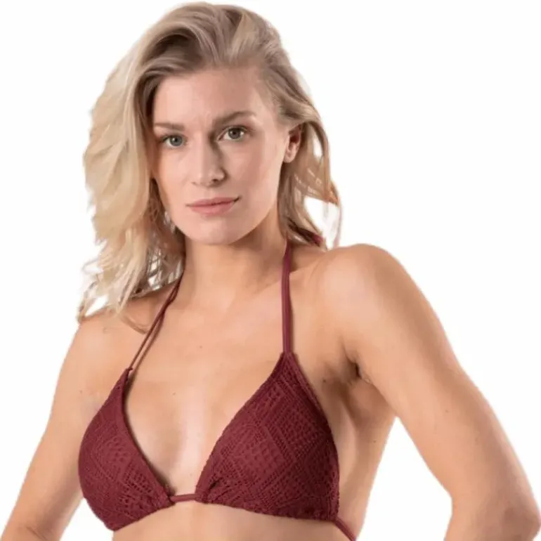 Kalani Crochet Triangle Red