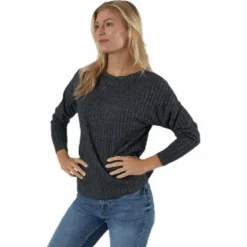 Kally Boatneck 4/5 Top Jrs Grey