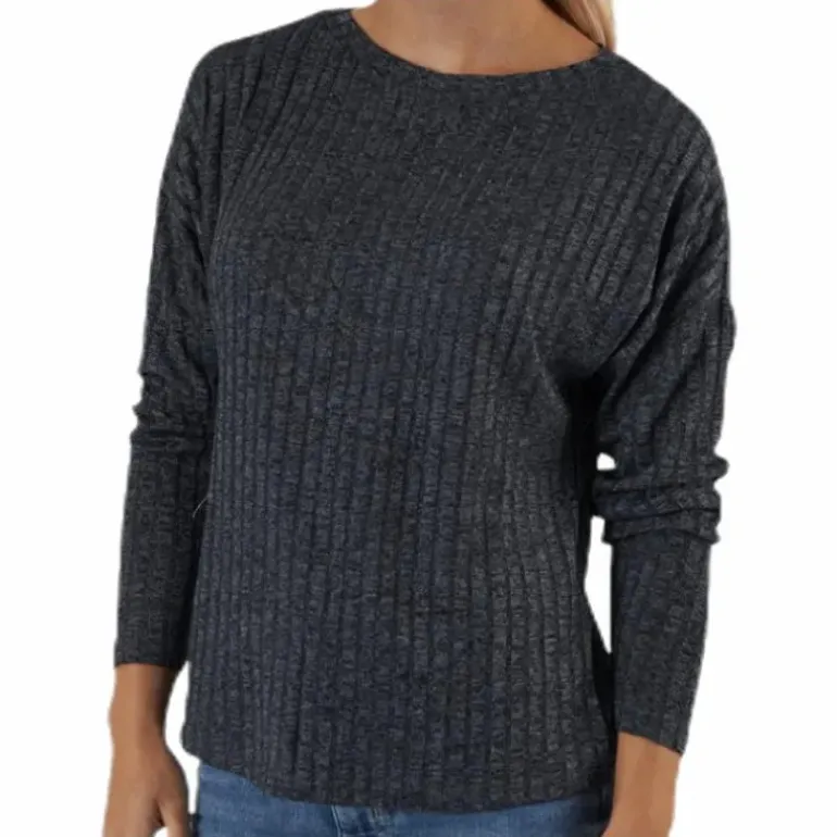 Kally Boatneck 4/5 Top Jrs Grey