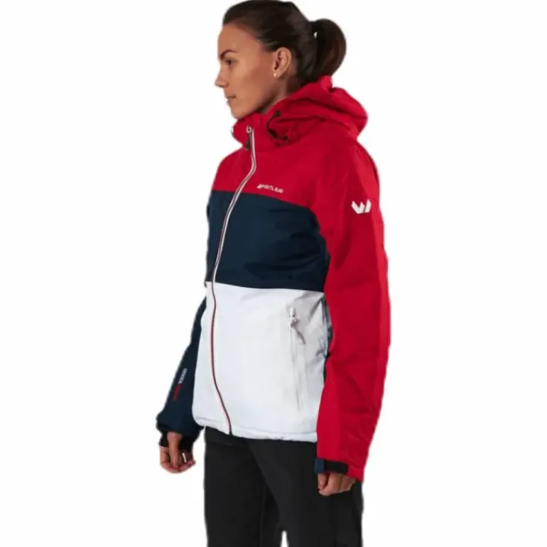 Kamille Ski Jacket W-PRO 10000 Blue/White/Red