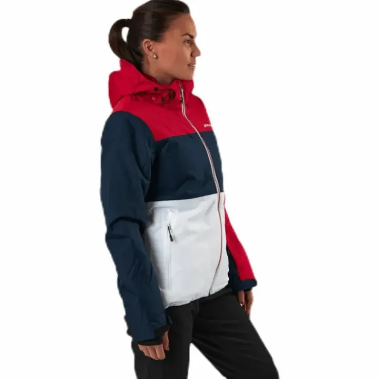 Kamille Ski Jacket W-PRO 10000 Blue/White/Red