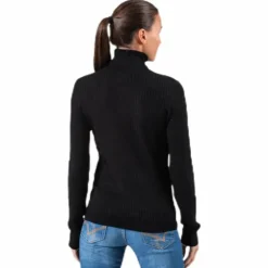 Karol L/S Rollneck Pullover Knt Black