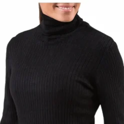 Karol L/S Rollneck Pullover Knt Black