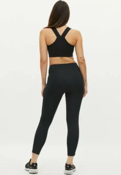 Kay High Waist Tights Black/black