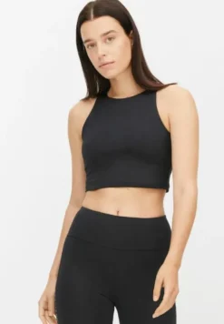 Kay Premium Cropped Top Black