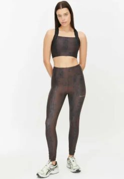 Kay Printed Sportsbra Brown Snake