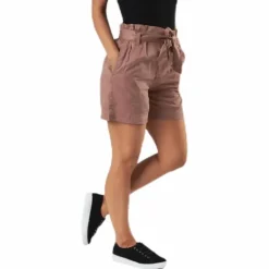 Kira Belt Shorts Brown