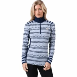 Åkle Half-Zip Shirt Blue