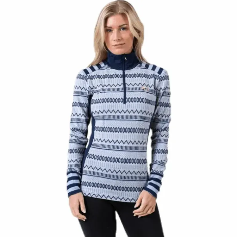 Åkle Half-Zip Shirt Blue
