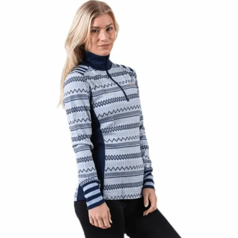 Åkle Half-Zip Shirt Blue