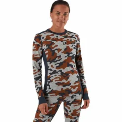 Kongle Long Sleeve Shirt Patterned/Brown