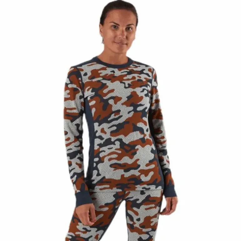 Kongle Long Sleeve Shirt Patterned/Brown