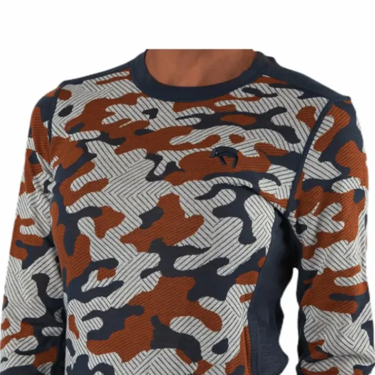 Kongle Long Sleeve Shirt Patterned/Brown