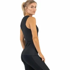 Koray Rib Tank Black