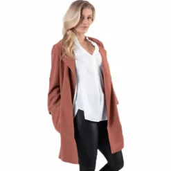 Kornelia 3/4 Coatigan Brown