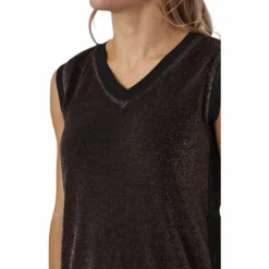 Lady Dress, Auth Sparkle Exar Brown/Black
