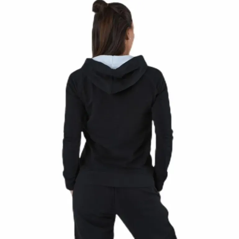 Lady Sweat Hood, Logo Zeleril White/Black