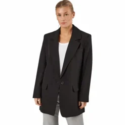 Lana-berry Long Sleeve Blazer Black