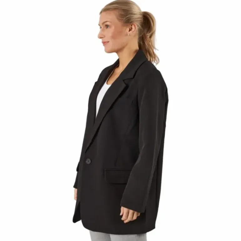 Lana-berry Long Sleeve Blazer Black