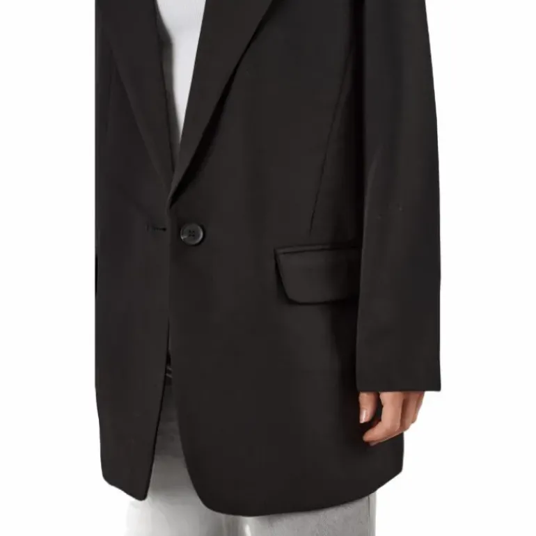 Lana-berry Long Sleeve Blazer Black