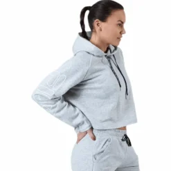 Leanna Cropped Hoody Grey