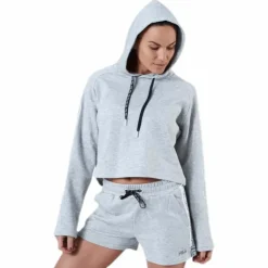 Leanna Cropped Hoody Grey