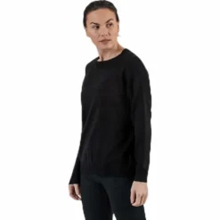 Lesly Kings L/S Pullover Knt Black