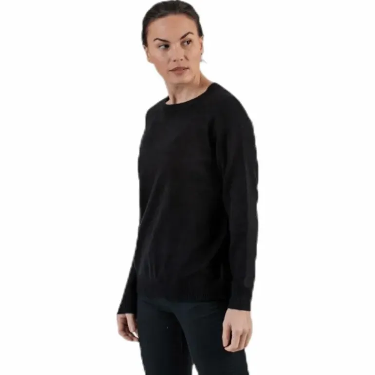 Lesly Kings L/S Pullover Knt Black