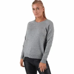 Lesly Kings L/S Pullover Knt Grey