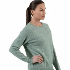 Lesly Kings L/S Pullover Knt Green