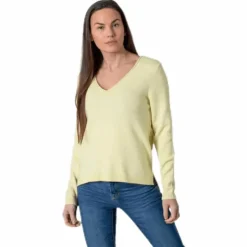 Lesly New V-Neck Pullover Knt Beige
