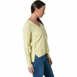 Lesly New V-Neck Pullover Knt Beige